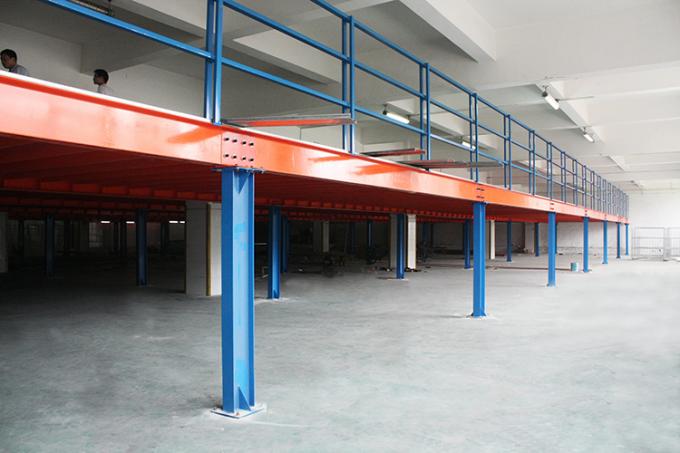 I-beam Heavy Duty Steel Working Platform Warehouse Large Storage Structural Steel Mezzanine Rack Support 1