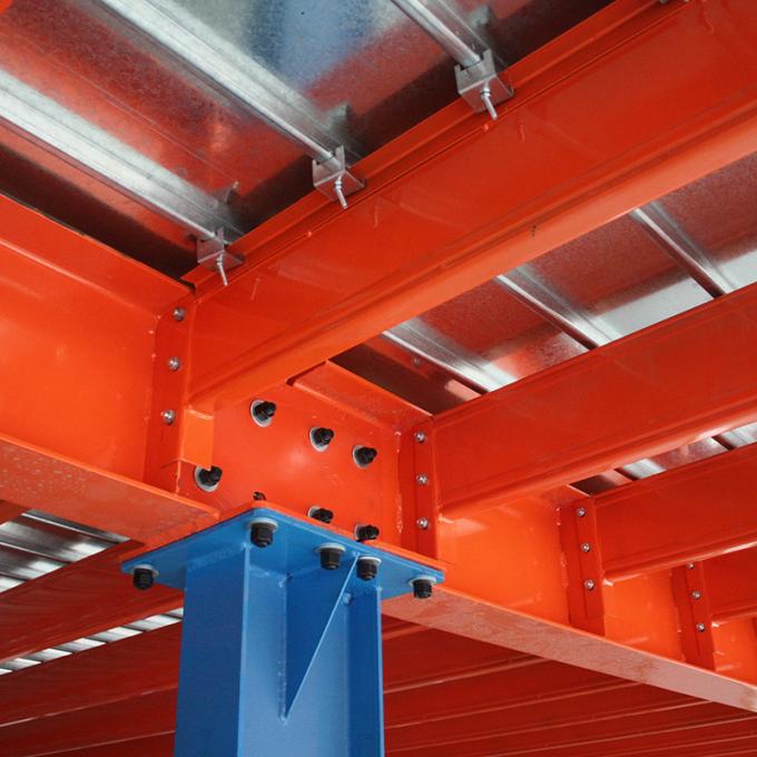 I-beam Heavy Duty Steel Working Platform Warehouse Large Storage Structural Steel Mezzanine Rack Support 2