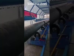 Tubo revestido con FBE de acero sin costura / tubo revestido con 3PE 3 capas para revestimiento de tuberías